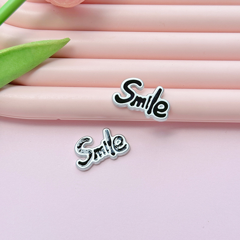 ニッチな黒と白のリボン水滴楕円形アクセサリー DIY 手作り素材ヘアピン水玉アクセサリーホールシューズマッチング|undefined