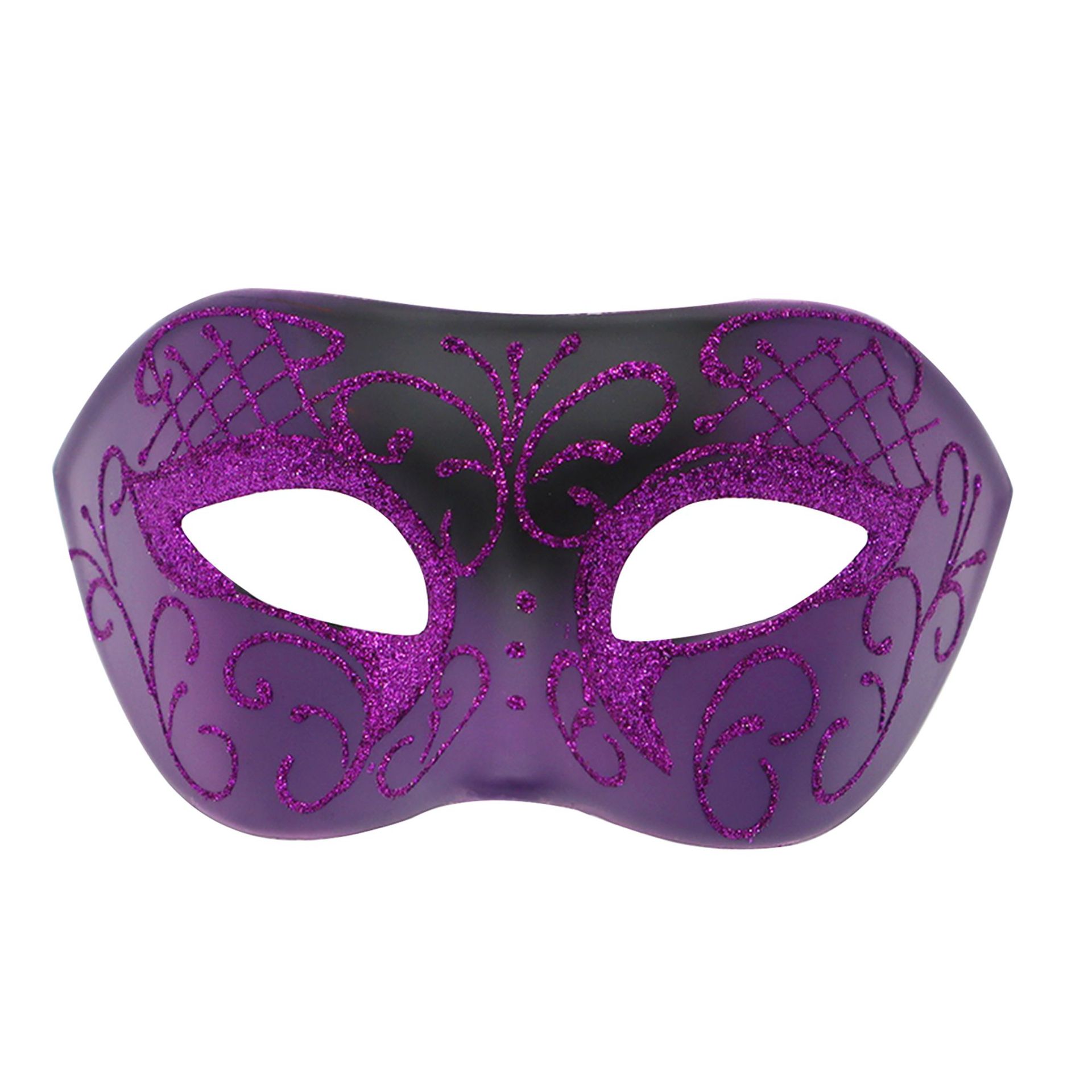 Amazon máscaras de fiesta de carnaval de venta caliente máscaras de baile unisex pintadas alrededor del borde de San Valentín