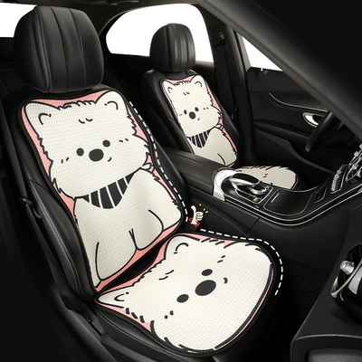 breathable and ventilated seat cover, Seat cushion, seat cover - west-highland-pink-backrest-1-piece