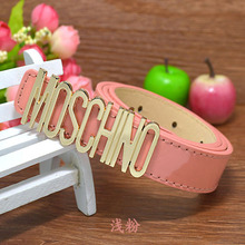 儿童皮带女童潮黑色小孩腰带男童皮带走秀配饰小学生演出西裤裤带