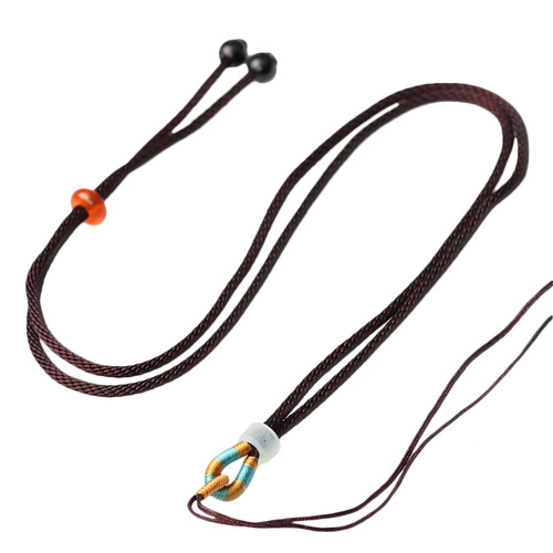 Fine style colorful hanging rope can be DIY jade Buddha Guanyin safety seal wear-resistant men and women's handmade winding line necklace rope wholesale 