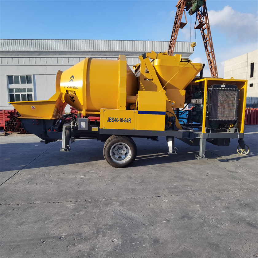 搅拌拖泵一体机 搅拌泵送一体机 搅拌输送一体机 输送泵 搅拌泵机