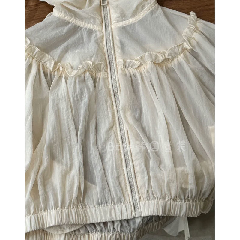 Niños protector solar chaqueta de niñas 2025 nuevo niño coreano delgado niñas anti-UV
