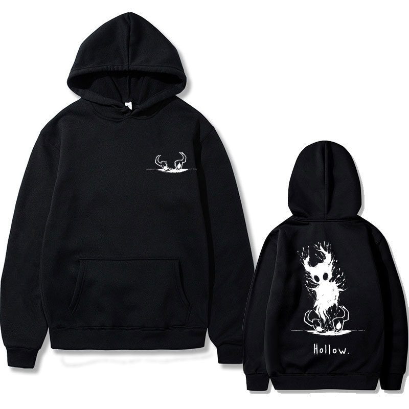Autumn Cotton Men Hoodie Anime Cartoon Game Hollow Voi