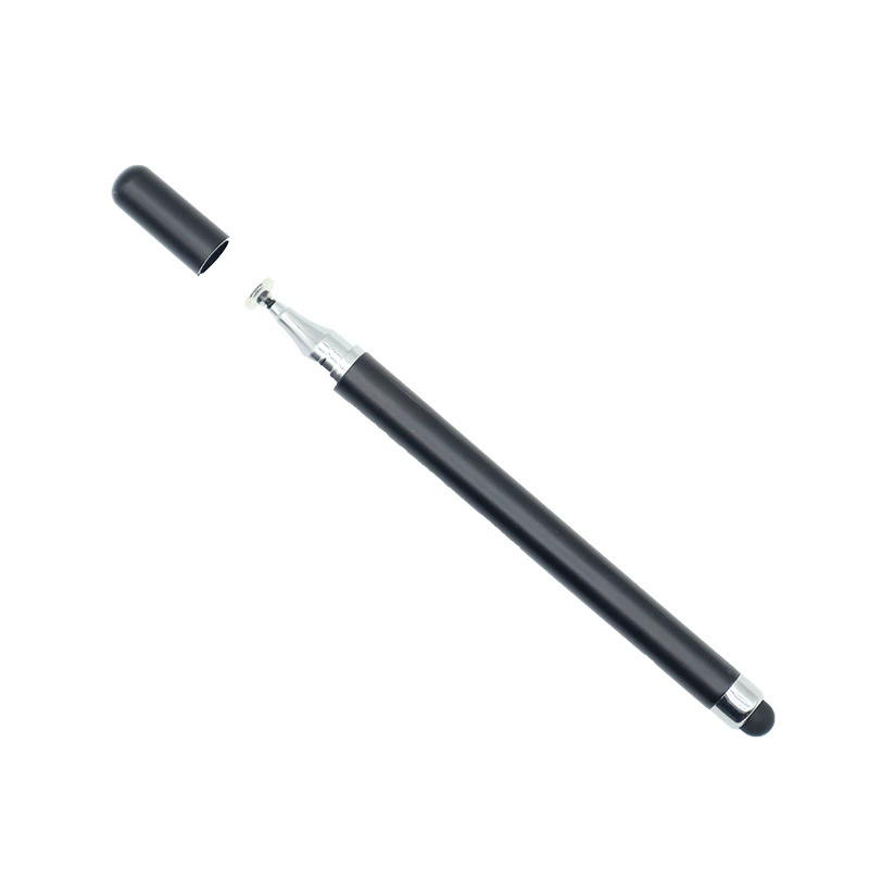 Two-in-One Disc-Tip Capacitive Stylus for iPad & Mobile, Conductive Cloth Head, Precision