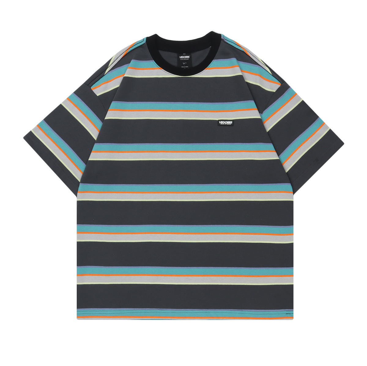 Retro Japanese summer cotton short sleeve T-shirt
