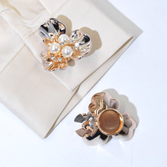 Button coverシャツボタンファッションボタン蓋ドリルカフスボタン亀ボタンセットバックルアクセサリーアクセサリー