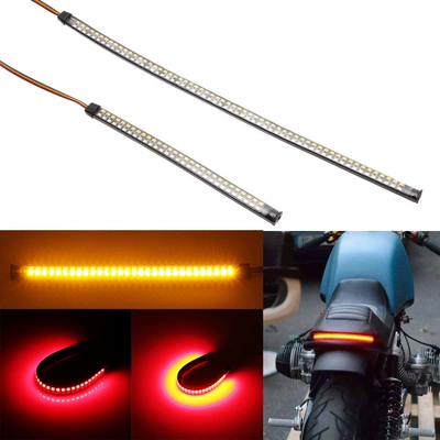 Motosiklet LED qırmızı-sarı ikirəngli, dönmə, əyləc, axar su, nömrə işığı