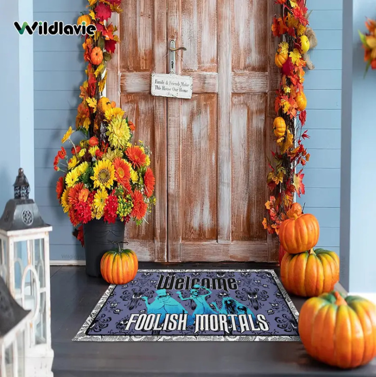 クロスボーダー珪藻泥ハロウィンフロアマット玄関フロアマット面白いゴーストホリデー装飾フロアマットTEMUドロップシッピング|undefined