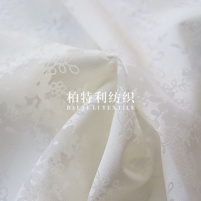 春夏镂空烧花面料烂花剪花提花布料国风女装吊带裙衬衫汉服防晒衣