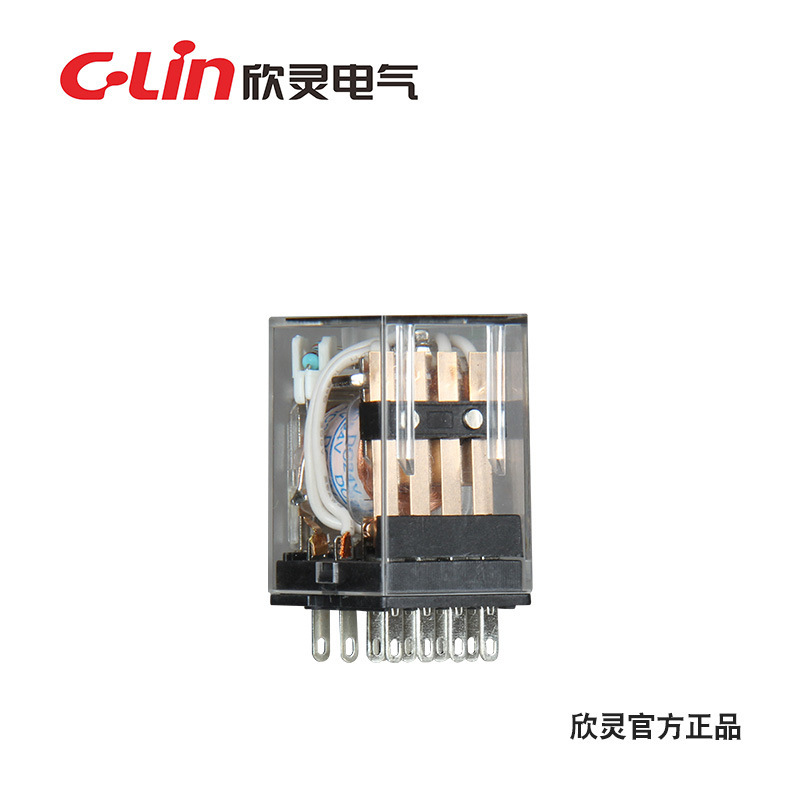 欣灵HHC68B-4ZL小型电磁中间继电器HH54PL MY4NJ 四组转换 DC24V