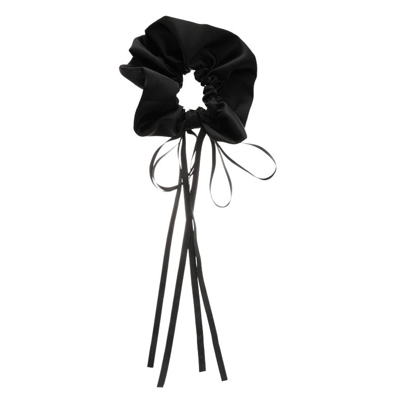 Cinta de lazo de satén de tela, lazo para el cabello de intestino grueso, 2025 nueva cuerda para el cabello de todo fósforo, accesorios para el cabello de temperamento suave de alta calidad