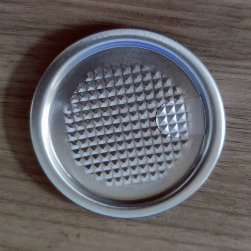 厂家305#铝制易撕盖铝盖纸罐铝罐铁罐易撕密封金属干货封口易开盖