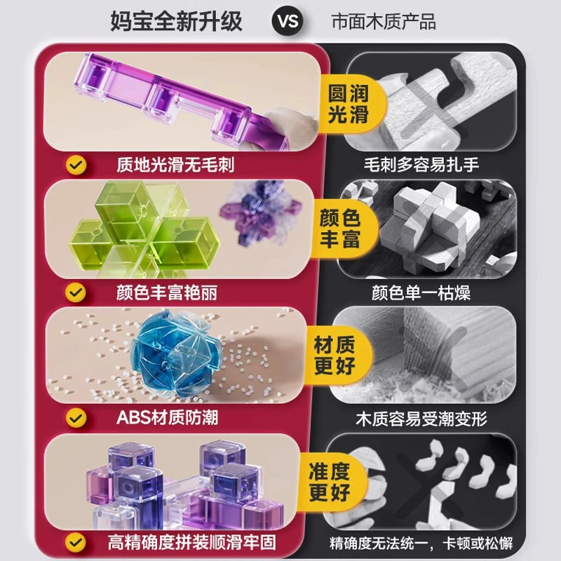 Intellectual brainteaser, children's constructor for elementary school students, new collection, full set, Birthday gift