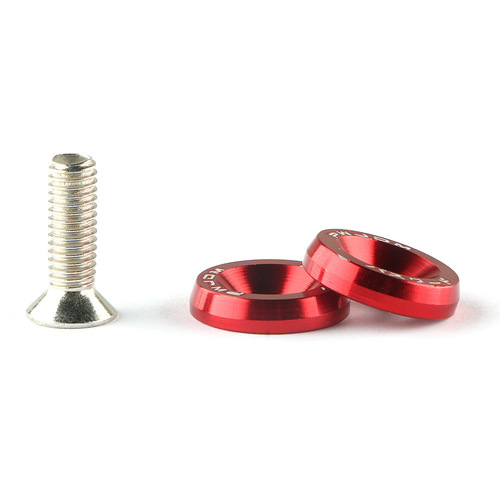 Car modified license plate frame screw decoration M6 gasket screw battery guard fender washer JDM gasket