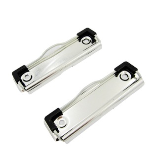 Factory wholesale high cost performance 10cm tinplate A4 clamping plate clip newspaper menu metal binding plate clip