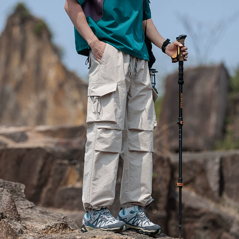 Трансграничная летняя прямая трансляция, популярные повседневные брюки с несколькими карманами для мужчин и женщин, походные брюки на открытом воздухе