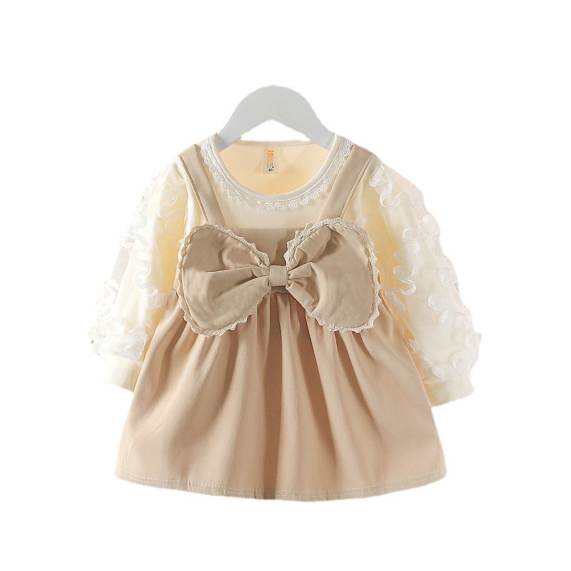 106059819@qq.com Girls' New Style One-Year-Old Baby Girl Stylish Children's Princess Dress Infant Clothes For Autumn_voghion.com
