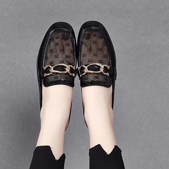 Red de malla plana, red de trawl frío, cabeza roja, zapatillas de mitad de zapatillas para mujeres verano 2023, nuevo verano, nuevos zapatos de mueller perezosos