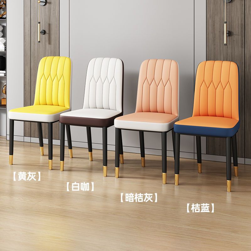 Mesa de comedor nórdica combinación de mesa de comedor doméstica de lujo ligera y simple mesa de comedor de vidrio templado imitación de mesa de comedor de mármol