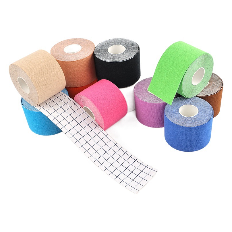 in stock Sports Tape Muscle Sticker Muscle Sticker 5cm Knee Pad Elbow Fitness Chest Sticker Muscle Sticker Muscle Sticker