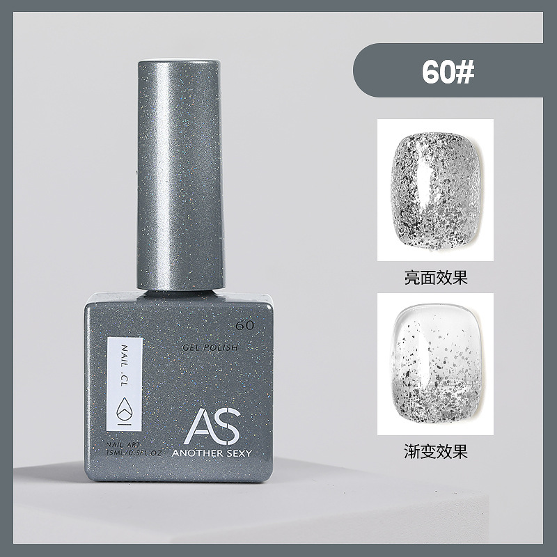 Internet celebridad esmalte de uñas pegamento 2021new traje de verano 60 popular color una botella un color pequeño conjunto para salón de uñas