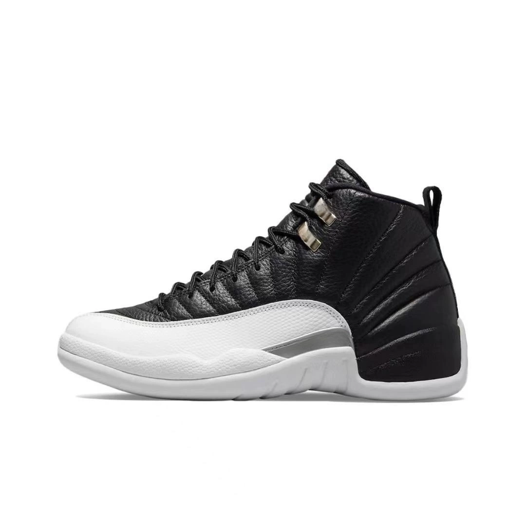 Putian Shoes AJ12 Chicago Cool Gray White Bulls and Malaysia Blue Black Purple Royal Blue Joe 12 мужскиe и женские спортивные баскетбол