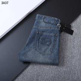 3A37 G家春夏新品奢侈品男装欧货潮牌男士高品质休闲百搭款牛仔裤