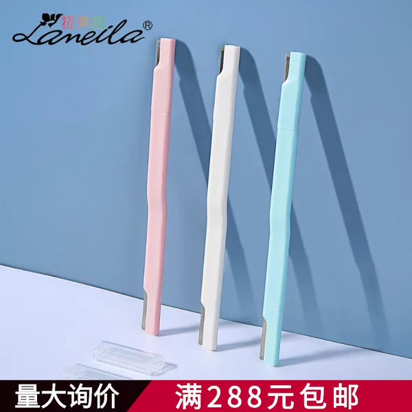 Lamela Double-Headed Eyebrow Trimmer, Stainless Steel Blade, Abs Material, Individually Packaged, A981 Portable