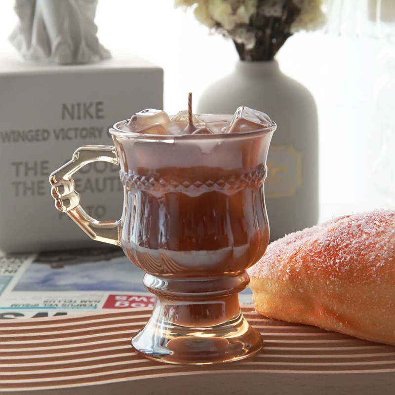 Cold drink, coffee aromatherapy, perfumed creative candle, American style