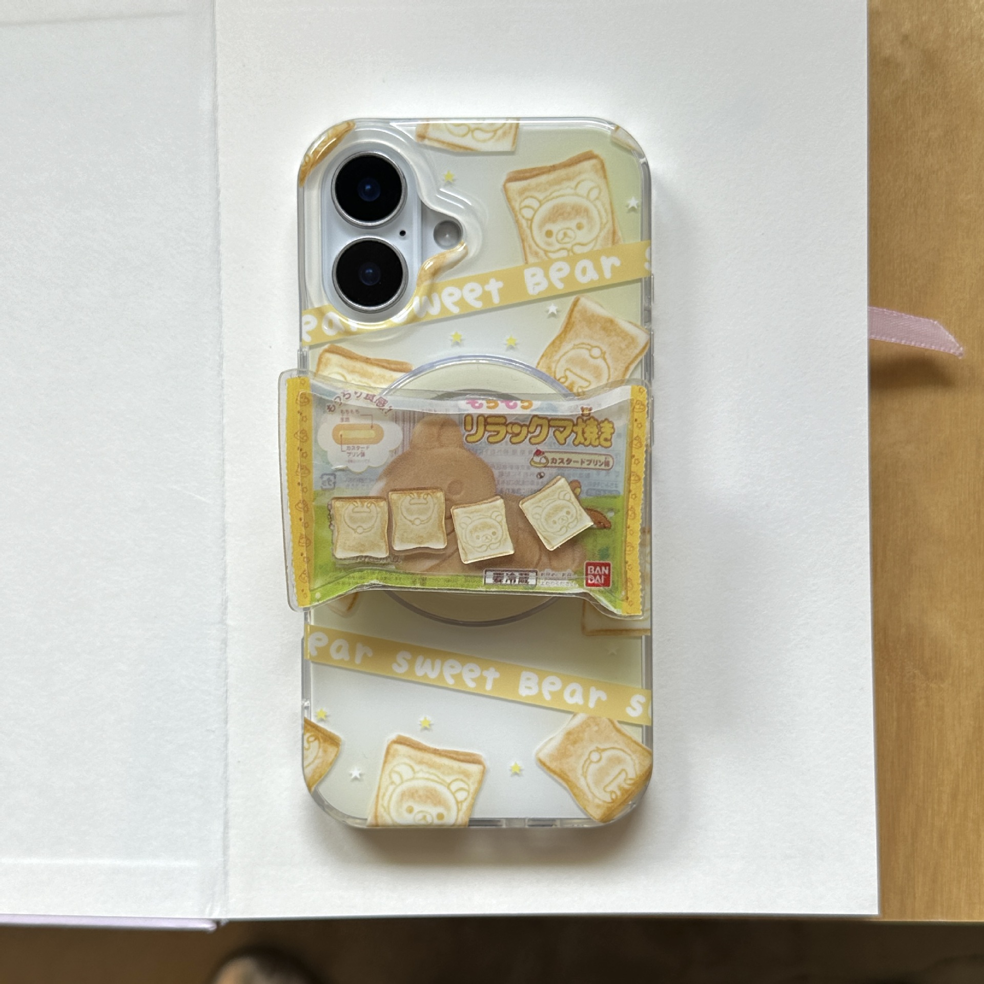 Divertido oso brindis para Apple 16ProMax funda para teléfono móvil 15Pro magnético 14/13 Nuevo 15PM dibujos animados 16