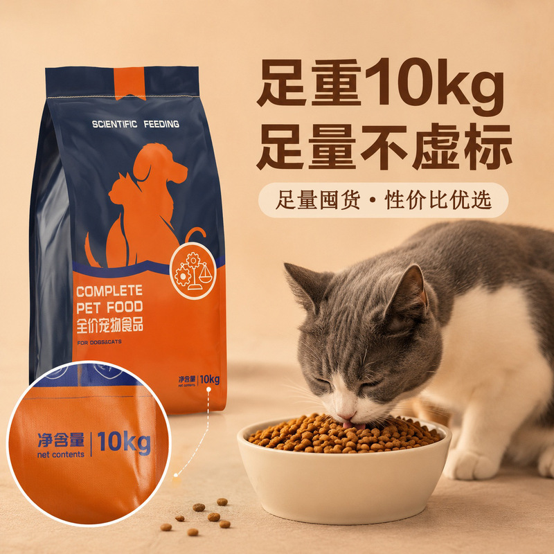 In-stock general-purpose full-price cat food for home cats 10kg large bags cost-effective pet cat food manufacturer wholesale customization In-stock general-purpose full-price cat food for home cats 10kg large bags cost-effective pet cat food manufacturer wholesale customization