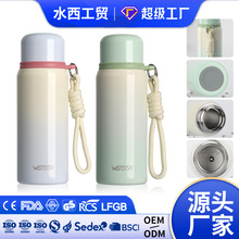 新款真空双层304不锈钢保温杯便携子弹头男女士批发大容量水杯