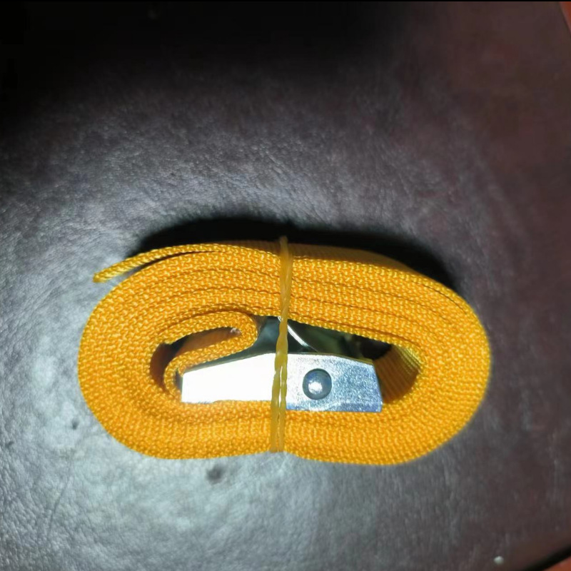 Cinturón de fijación ajustable, correa de fijación gruesa, correa de fijación auto-apertada, cuerda de fijación automática de correa de poliéster