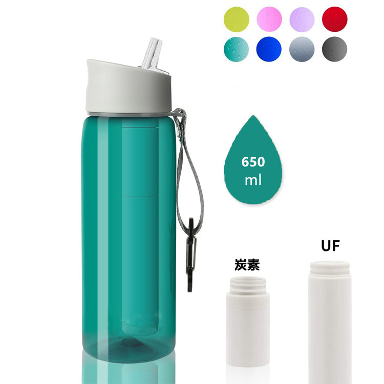 厂家供应 户外净水壶 户外净水杯便携式过滤水杯户外净水器批发