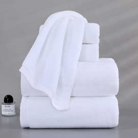 五星级酒店毛巾浴巾加厚吸水纯棉美容院宾馆温泉民宿毛巾可印Logo