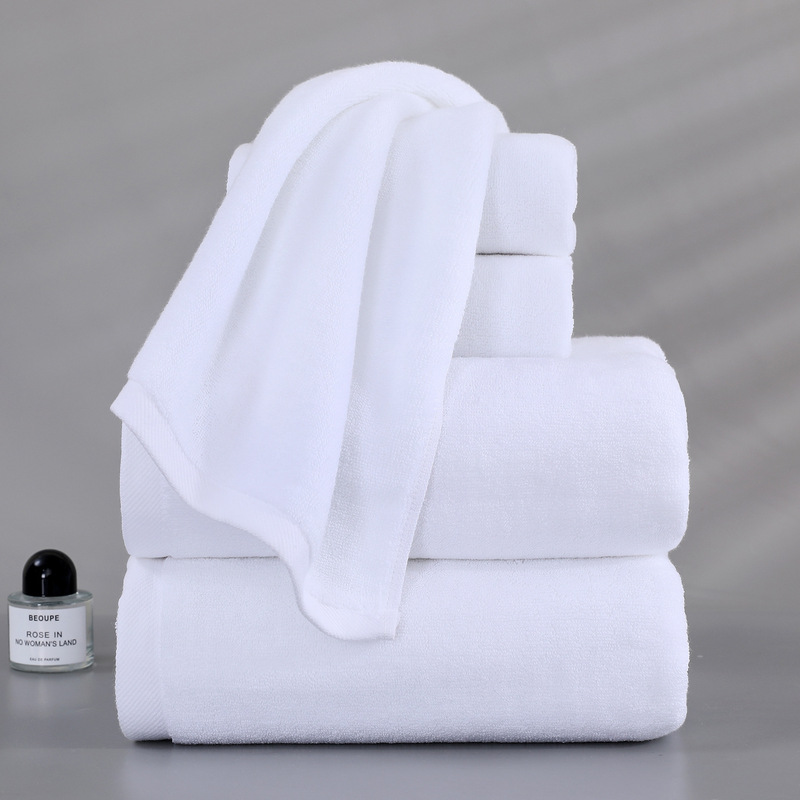 Five-Star Hotel Towels and Bath Towels Thickeneded Absorbent Pure Cotton Beauty Salon Hotel Hot Spring B&B Towels Can Be Printed with Logo Five-Star Hotel Towels and Bath Towels Thickeneded Absorbent Pure Cotton Beauty Salon Hotel Hot Spring B&B Towels Can Be Printed with Logo