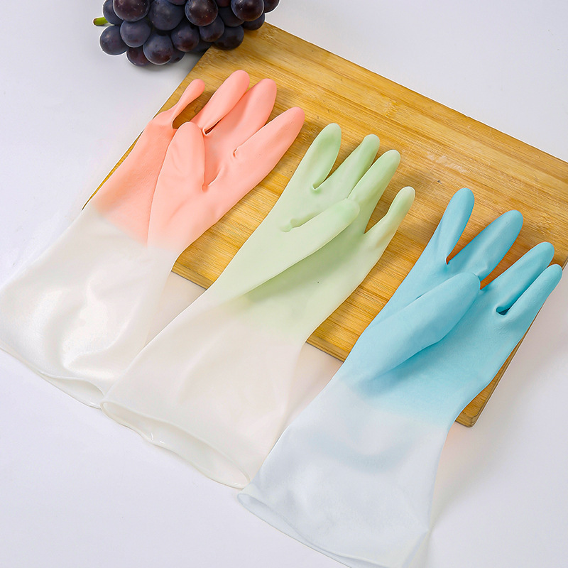 rubber durable waterproof gloves PVC