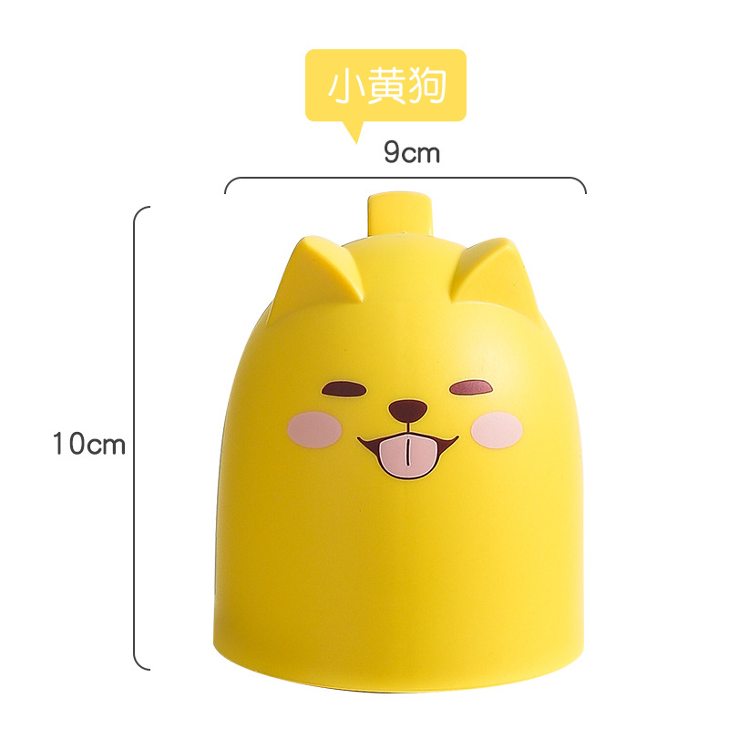 Enjuague bucal de dibujos animados Taza de agua de plástico para el hogar Taza de lavado de dos colores cepillado lindo taza pequeña resistente a la caída engrosada de gran capacidad