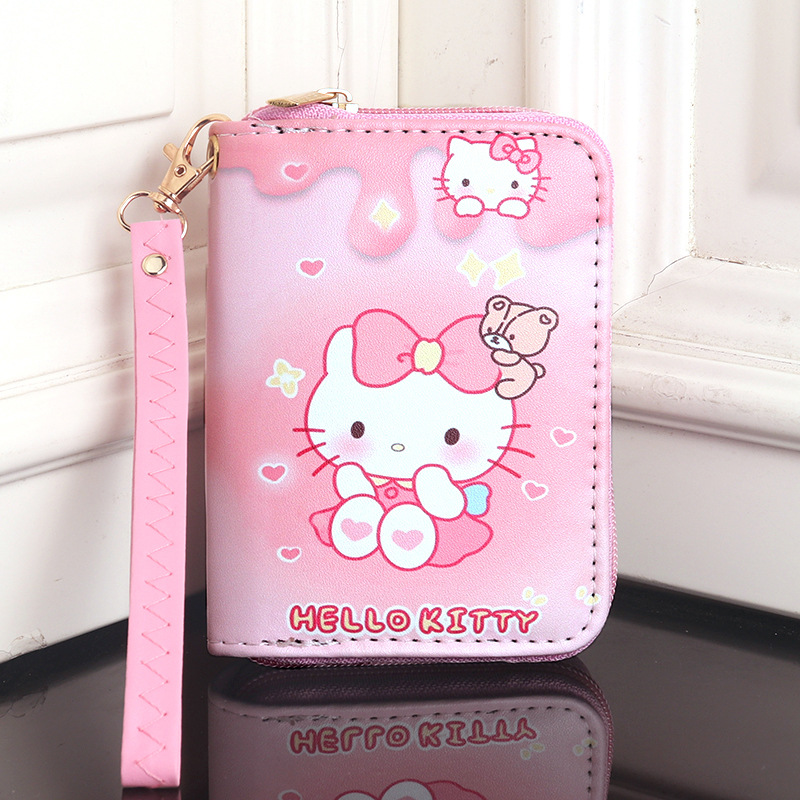 Hellokitty billetera Hello Kitty nuevo monedero con posición de tarjeta