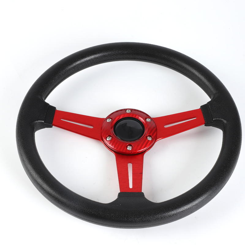 Steering Wheel — Universal Steering wheel - jg-5127-red