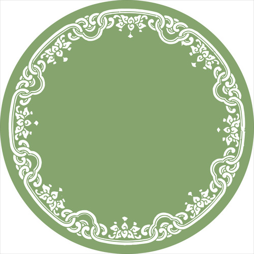 Green Chinese-style little tiger scratching week carpet baby's first birthday gift lottery mat round living room dual-use washable floor mat