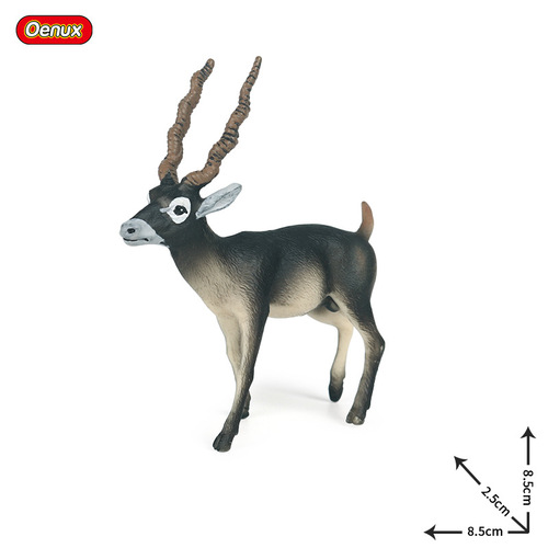 Children's science and education simulation animal model toy solid static Indian black antelope Tibetan antelope decorative ornaments hand figure