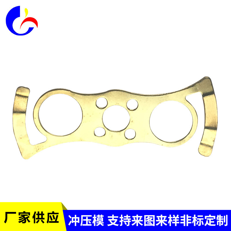 厂家加工五金冲压加工黄铜接触弹片不锈钢弹片磷铜片非标五金弹片