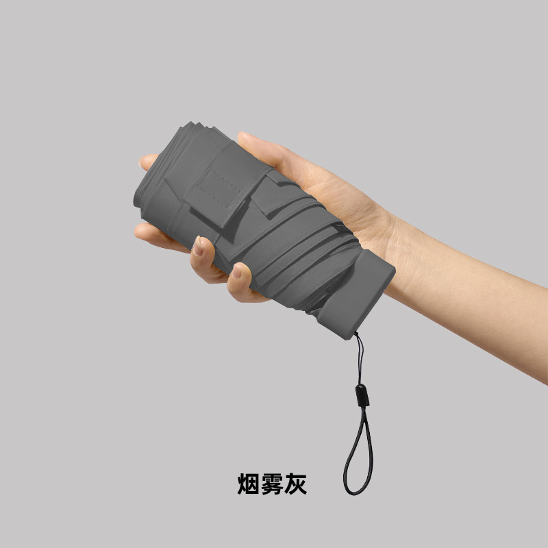 卸売り平六折傘日焼け止め小型傘紫外線防止日傘日傘晴れ雨両用折り畳み傘女