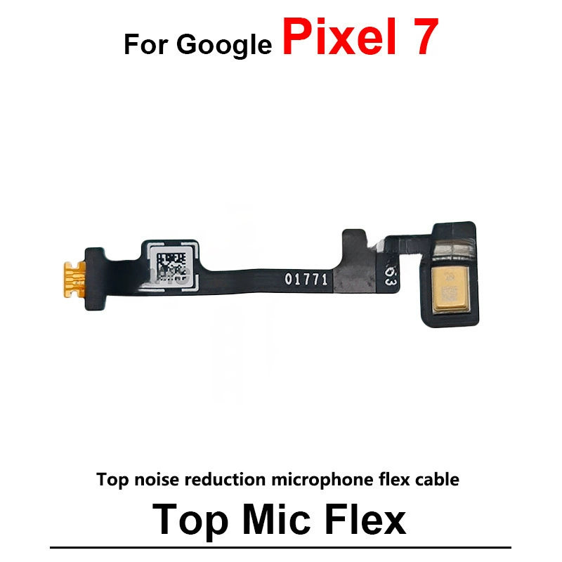 Кабель нижнего и верхнего микрофона для Google Pixel 2 / 4 XL / 3 XL / 5 / 7 / 6