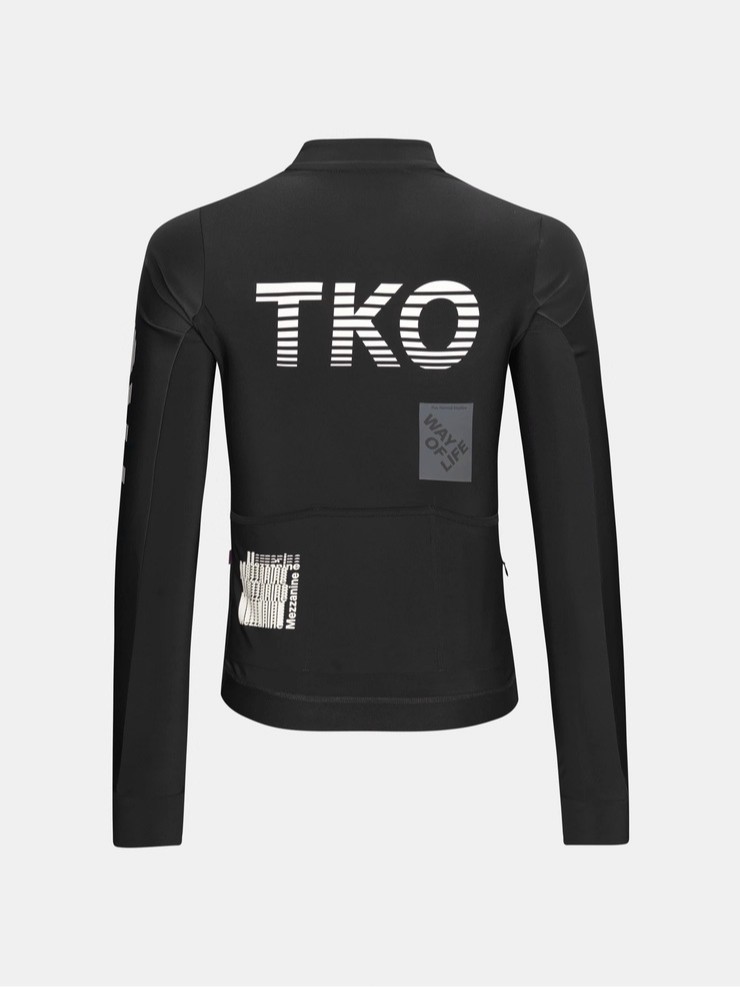 加绒上衣179-TKO 2025秋冬抓绒骑行服长袖保暖里料磨毛温度5-15度