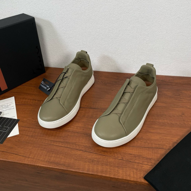 2025 New Model Z Calfskin Fashion Slip-On Triple Cross Elastic Low-Top Sports Casual Men's Shoes 2025 New Model Z Calfskin Fashion Slip-On Triple Cross Elastic Low-Top Sports Casual Men's Shoes