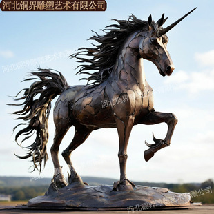 ���ǫF���~�R������F���R�w�R�T�~����Unicorn Bronze Sculpture