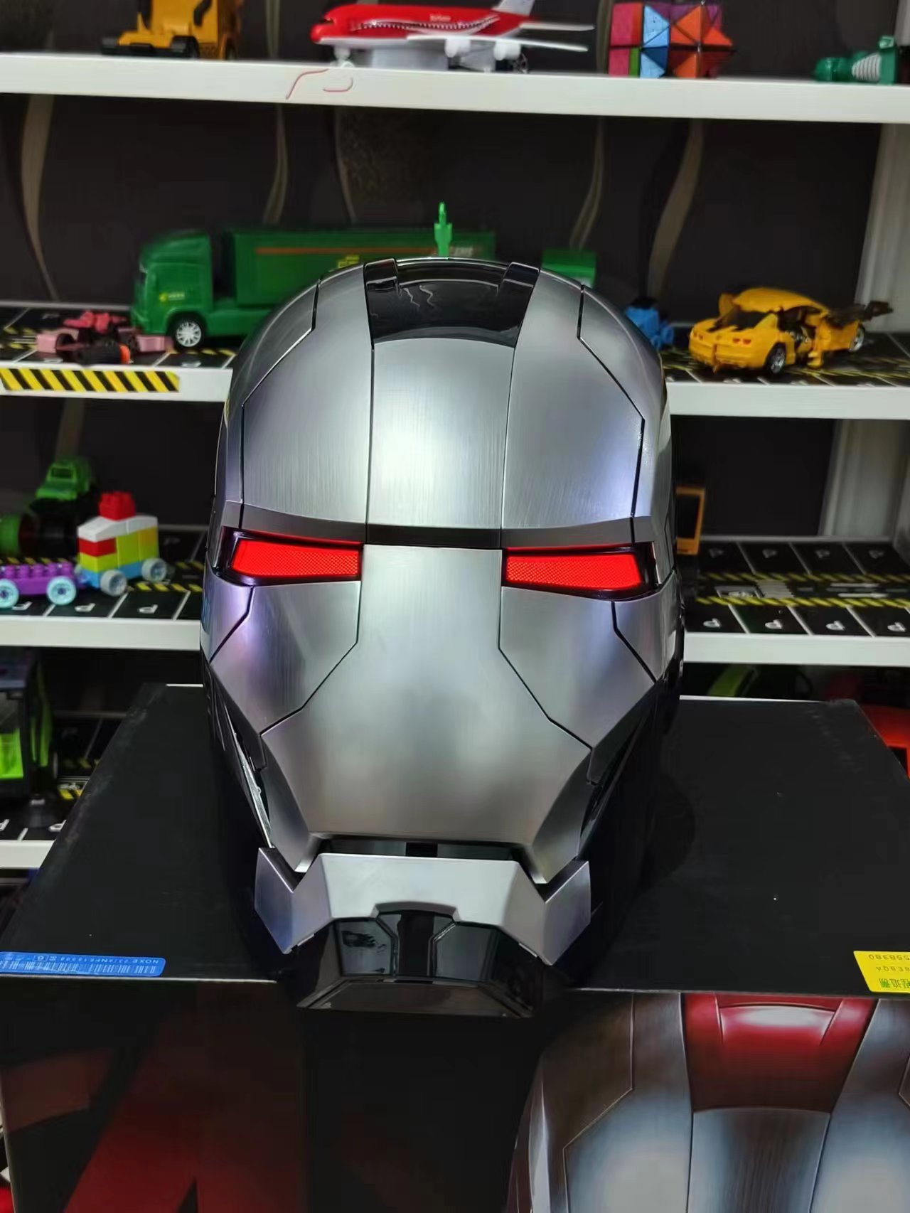2025 New Iron Man Helmet Black Gold/Silver Voice Control Mask